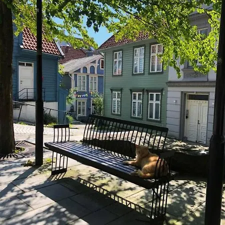 Dinbnb I Historical Cobblestone Street Lägenhet Bergen